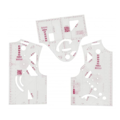 Multipurpose ruler, curved, clothing ruler, templates, sewing ruler, clothing, pattern making, measuring tool, tailor's ruler