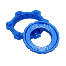 Aluminum Alloys Bike Adapters Center Lock Quick Install Disc Brake Conversion Compatible With Center Lock Hubs