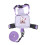 West Leash Cat retractable pet harness cable tree polyester purple violet 1