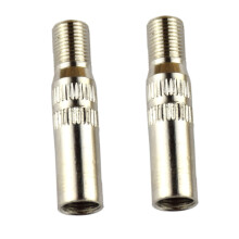 Copper Valve Extension Adapter Cap For Vehicle And Motorcycle, 39 Millimeters, Metal Straight