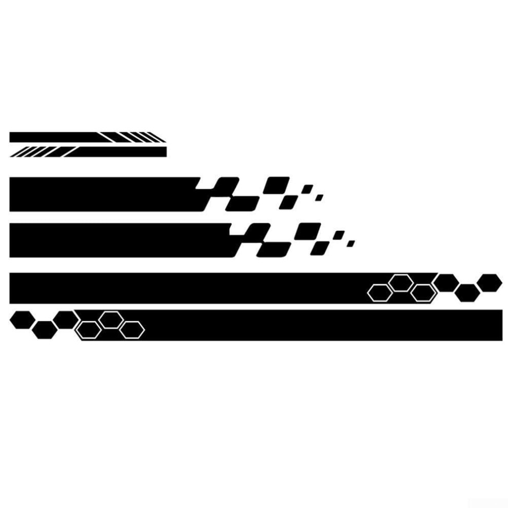 Pvc Automotive Decorative Sidestickers 5Pack Selfadhesive Vinyl Decals For Cars, Weatherresistant 9412369205261