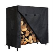 Firewood Rack Cover Outdoor Waterproof And Snow Protective Log Storage Fits 8ft And 4ft Racks
