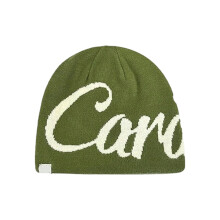 Star Patterned Winter Beanies Elastic Fit Casual Hat-Army Green