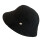 Wide Border Cotton Weave Bucket Hat Sun Protective Thin-Black M 1