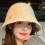 Wide Border Cotton Weave Bucket Hat Sun Protective Thin-Black M 5