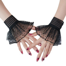Flexible Trim Trimmed Hand Sleeves Flexible Polyamide-Black