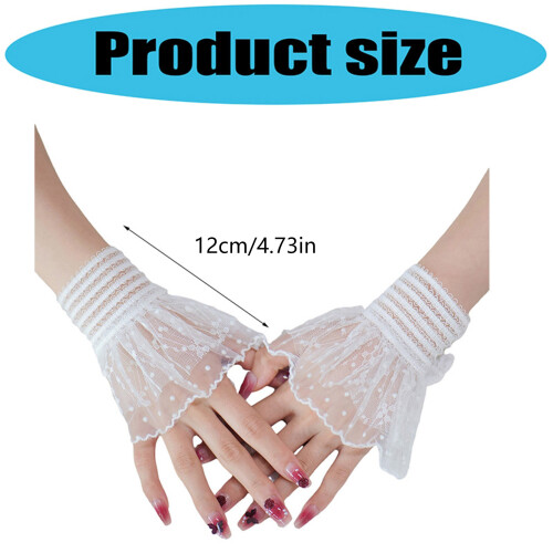 Ajout de mode de gants à motif de garniture modifiable-Blanc 1