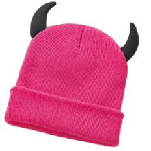 Troubled Weave Hat With Ear Flippers For Winter-Rose Red