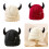 Troubled Safety Pin Plan Weave Hat Cold Unisex Earflap Hat-Red 2