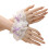 Manchette de poignet en dentelle transparente,-Violet 1