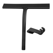 Racletă cu design ergonomic, instrument de baie cu cârlig de aspirare pentru ștergător de geam universal - curățitor de duș fără urme