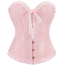 Corset amincissant taille haute, en Polyester-rose clair M