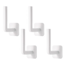 No-Drill Hat Organizer, Strong Adhesive For Hassle-Free Mounting, Matte White Design, Space-Saving, Holds 8-10 Hats, Ideal For Living Room, Entrance,