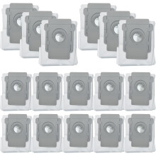 Sacos para aspirador de pó com descarte automático de sujeira, peças de reposição compatíveis com a base de limpeza do iRobot Roomba, embalagem
