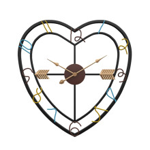 Vintage Design, Silent Clock, Durable Metal Frame, Modern Metal Decor 50cm Diameter, Effortless Installation Iron Clock for Living Room and Bedroom (1