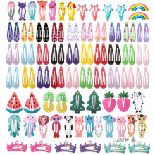 Barrettes à clipser pour filles, faciles à porter grâce à leurs barrettes en métal, idéales pour les tout-petits et garanties antidérapantes.