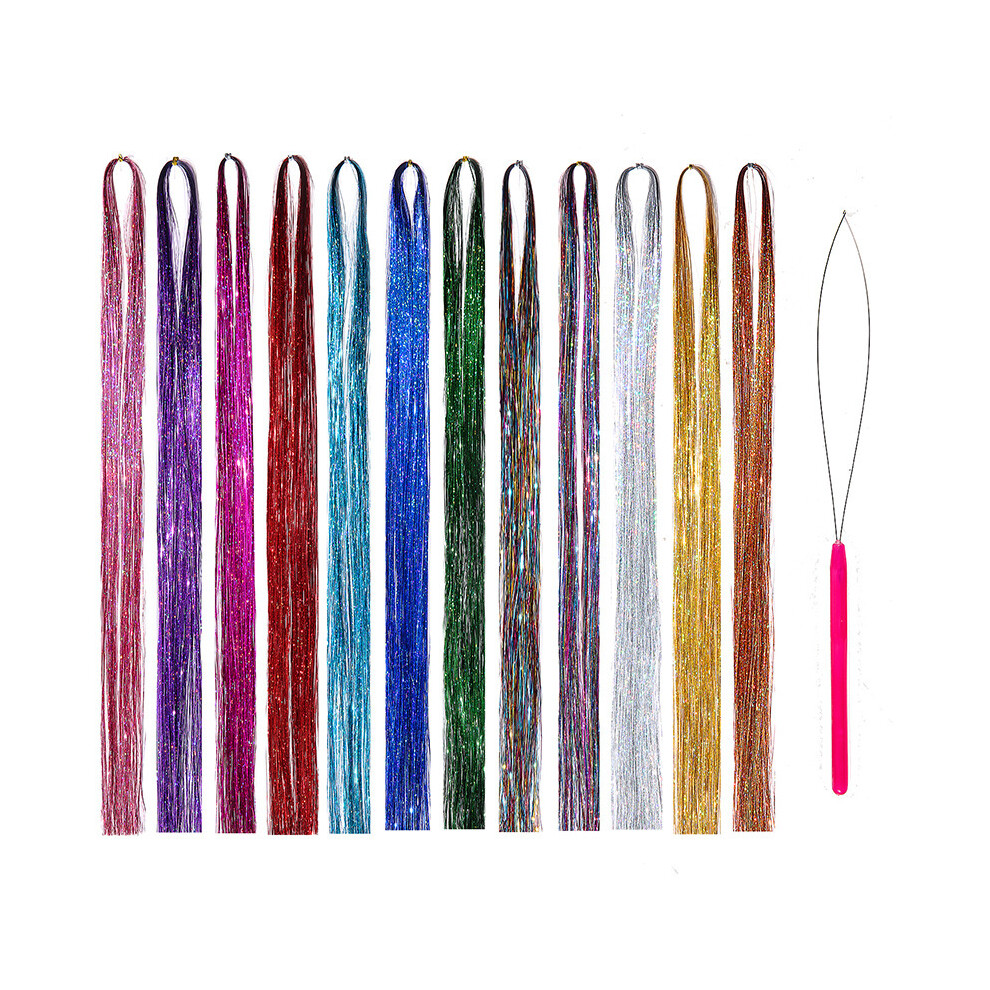 Innovative Hair Styling Innovation, DIY Supply for Personalized Hair Extensions, Anti-Slip Plastic Handle for Enhanced Control, Metal Needle Ensures