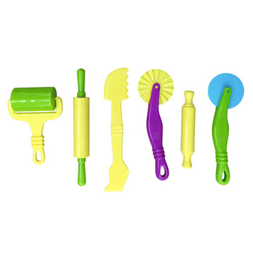 Strumenti per la plastilina fantasiosa per bambini piccoli, include 20 pezzi multicolore, la plastica atossica garantisce la sicurezza, ottimo per