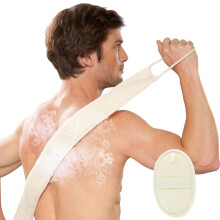 Natuurlijke loofahvezels voor een veelzijdige badervaring, een exfoliërende lichaamsscrubber met diepe reiniging en rijk schuim, huidvriendelijk en