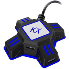 Innovativer Gaming-Begleiter, hochwertiger ABS-Plug-and-Play-Adapter für N-Switch/PS4/PS3, breite Kompatibilität mit den meisten gängigen