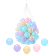 Bolas de plástico para decoração de festas, atóxicas e resistentes a esmagamento. Essas bolas coloridas e vibrantes estimulam as habilidades