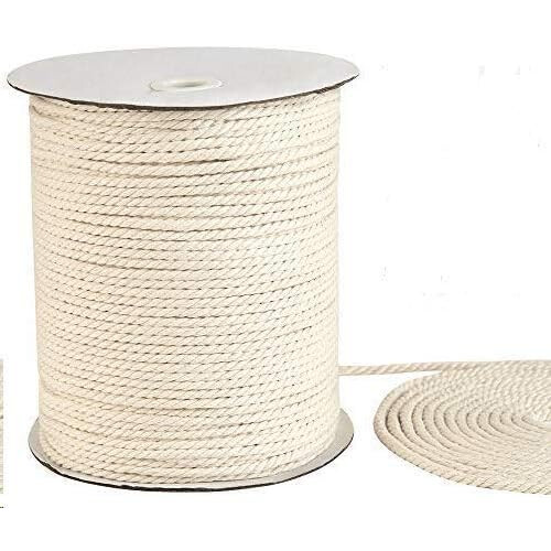 Eco-Chic: Στριφτό σχοινί από φυσικό βαμβάκι για διακόσμηση σπιτιού και δέσιμο