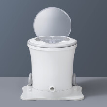 Manual Portable Dryer Machine Mini Hand Crank Washing Dehydrator For Camping Dorm Apartments Delicates White