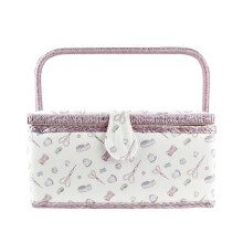 Nähkasten sewing box tote bag, handbag, professional storage, sewing basket for handmade enthusiasts