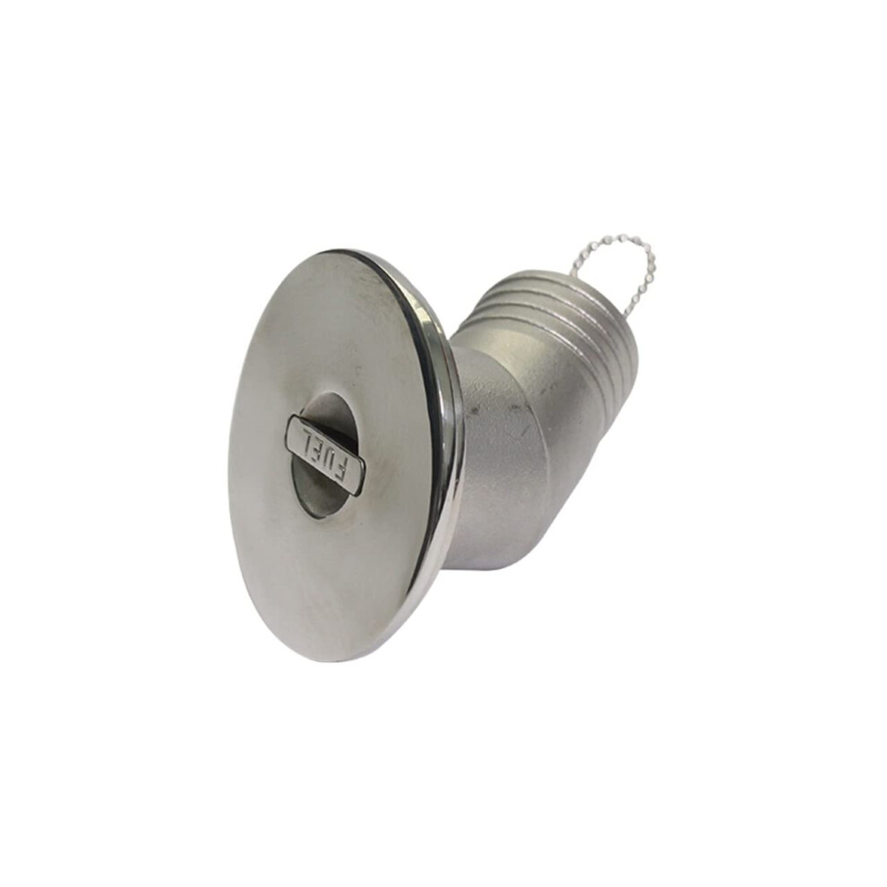 38Mm 316 Stainless Steel Marine Fuel Deck Fill With Cap, Corrosionresistant Polished Finish 9189345070167