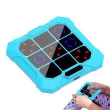 Electronic Brain Games Portable Handheld Games Portable Digital Game, Educational Toy for Family Kids Adults School Pool Garden Camping Light Blue