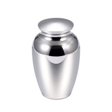 Funeral Casket Locket Jewelry Stainless Steel 45mm x 28mm Memorial Urns For Human Pet Cremation Ashes Keepsake