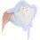 Stingrayshaped plush pillow for kids, bed rest, reading chair, backrest 3