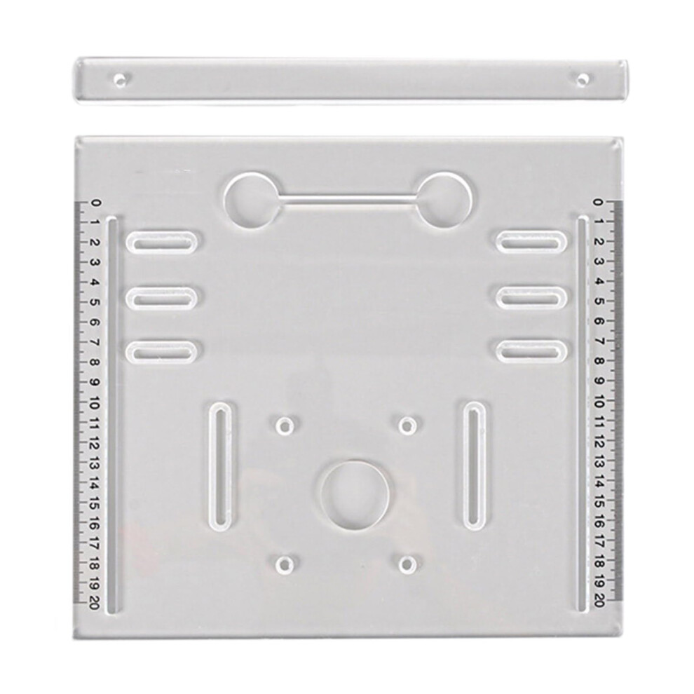 Marble Cutting Guide Base 28X25cm Acrylic Nonslip Platform For Stable Edge Cutting 9426802339581