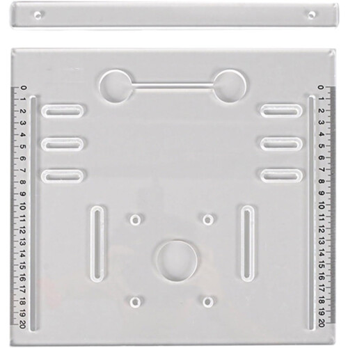 Marble Cutting Guide Base 28x25cm Acrylic NonSlip Platform for Stable Edge Cutting 2