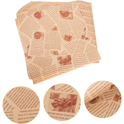 Oilproof Paper Bowl Kitchen Paper Wrapper Bread Cheese Packaging Parchment Paper 1