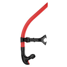 Snorkel Set for Adults and Kids, Easy Breathing Snorkeling Gear with AntiLeak Dry  and Wide View Lens Red