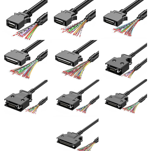 SCSI Data Cable CN26P 2m 28AWG Speed Transfer with Secure Push/Screw Lock for Scanners 2