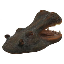 Hippo Decor Pond Floating Hippo 11.8 Inch Duck Deterrent for Pools