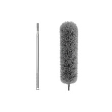 Telescopic Duster for Home & Office, Stainless Steel Extendable Pole with Detachable Microfiber Cover