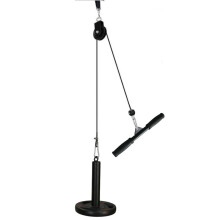 Fitness Pulley System Dual Cable Machine For Professional Full Body Workout, Detachable Handles & Exercise Modes, Portable Easy Assembly Home Gym Equi