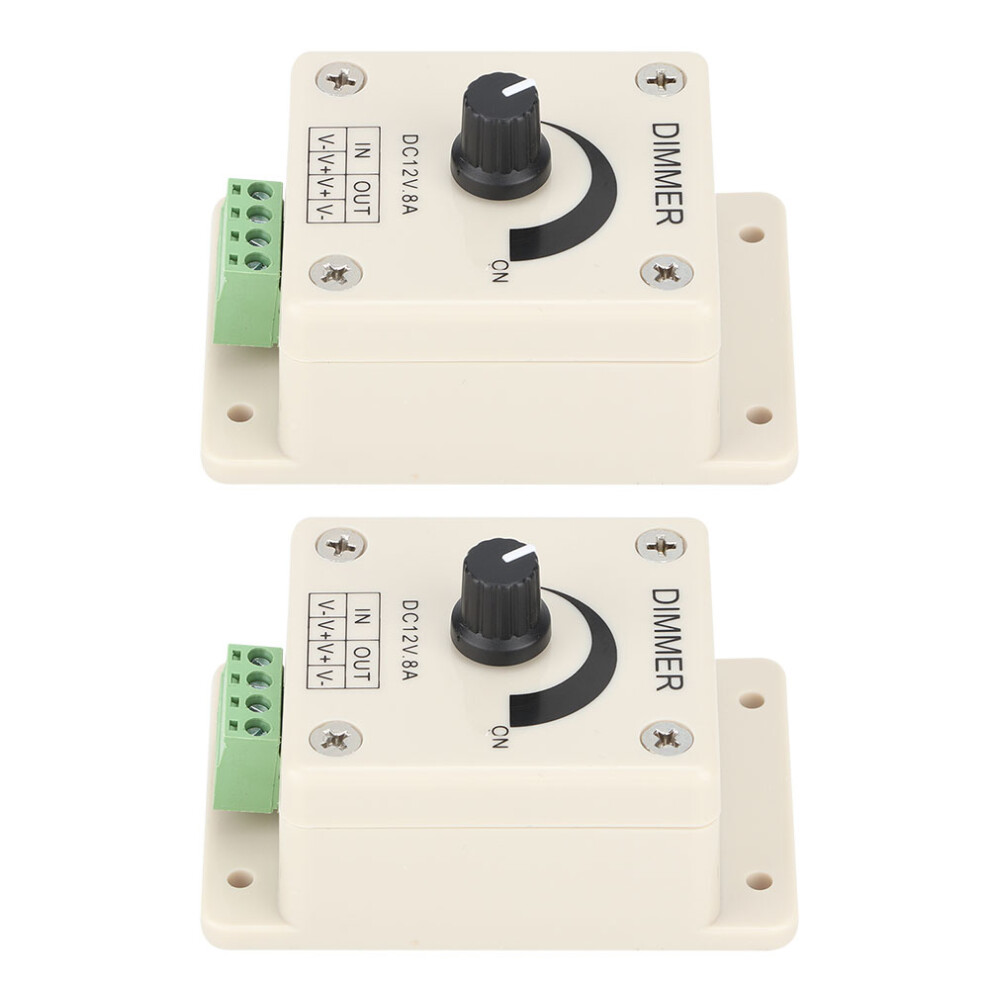 Pwm Dimmer Switch For Rv Camper Trailer S, Manual Knob Controller For Led Dimmable, High Side Pwm Dimming, 0-100% Dc12v Dimming Controller Light 9148971643008