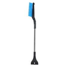 Innovative Schneebürste & Eiskratzer, 68,5 cm Aluminiumgehäuse für die winterliche Autopflege, kratzfreier Borstenkopf mit abnehmbarem Design