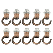 Antique Decorative Ceiling Hooks For Home Office, Load-Bearing Lamp Hooks Zinc Alloy Antique Cast Iron Vintage Style Iron Crochet Hooks Perfect Decora