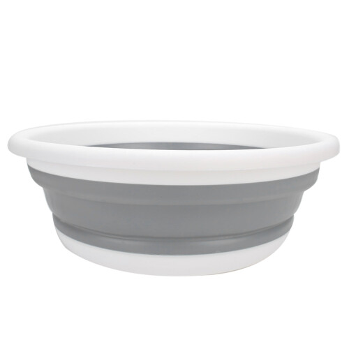 Compact Collapsible Bucket, Multipurpose Use Space Saving Design for Home Outdoor Adventures, Durable Polypropylene Material Scratch Resistant, 2