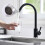 High-Performance Kitchen Faucet, Durable Solid Brass with Modern Gooseneck Design, Easy Installation Notes for Seamless Setup, Advanced Rotation Techn 4