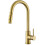 Luxurious Gold Kitchen Faucet, Dual-Function Pull-Down Sprayer, Easy DIY Installation for Any Sink Area (SUS304) 1