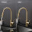 Luxurious Gold Kitchen Faucet, Dual-Function Pull-Down Sprayer, Easy DIY Installation for Any Sink Area (SUS304) 3