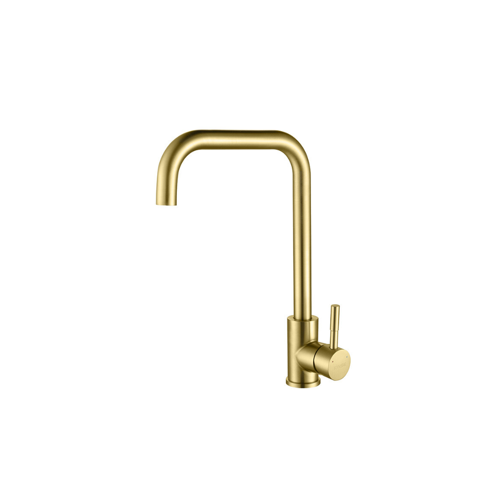 Durable And Reliable Kitchen Faucet, 360 Degree Swivel Suitable For Kitchen Rv Farmhouse Sinks (Brushed Gold) 9148971066302