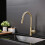 Luxurious Gold Kitchen Faucet, Dual-Function Pull-Down Sprayer, Easy DIY Installation for Any Sink Area (SUS304) 4