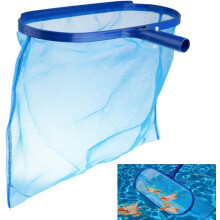 Laubsammler mit tiefen Taschen, gerade Seiten für effektive Entfernung von Ablagerungen am Poolrand, aerodynamisches Design für den Einsatz in